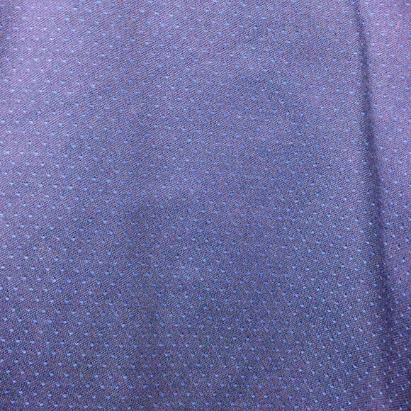 Bonobos Slim Fit Textured Dot Collared Button Down Dress Shirt Blue Men's XL - Picture 6 of 11